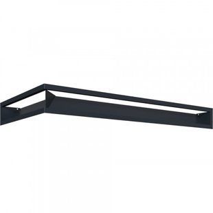 Каминная решетка LUFT SF угловой правый графитовый 40x80x9 Kratki LUFT/NP/9/8040/45S/G/SF фото