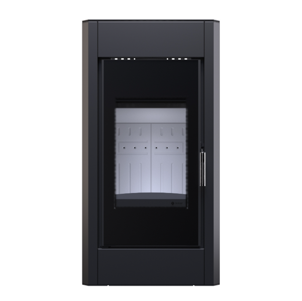 Стальная печь BOKAR 4380 ( 9,0 кв ) white ceramatex BOKAR Aston ST 4380WH фото