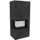 Камін Kratki FLOKI BOX лівий 8 kW &Oslash; 160 в обудові з керамограніту FOKOS GRAFITE FLOKI/S/L/Q/F/G фото 1