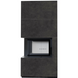 Камін Kratki FLOKI BOX лівий 8 kW &Oslash; 160 в обудові з керамограніту FOKOS GRAFITE FLOKI/S/L/Q/F/G фото 2
