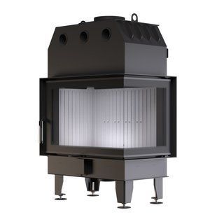 Каминная топка BOKAR 755047 R (15,2 kW) white ceramatex 7755047 L/R фото