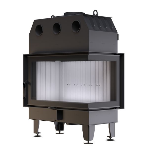 Каминная топка BOKAR 855047 R (17,0 kW) black ceramatex 855045 R фото